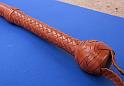 8ft Saddle Tan 12 plait Indiana Jones Bullwhip 2B